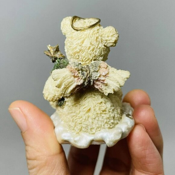 Vintage Boyds Bear Lil Wings Kipling Christmas Figurine Tree Little Angel Firley - Picture 2 of 9